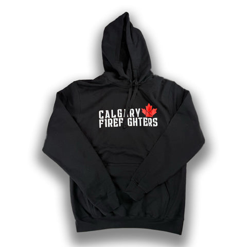 Hoodie - M&O Unisex Pullover - Calgary Firefighters Leaf Logo