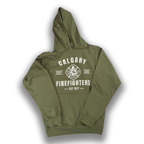 Hoodie - ATC Everyday Fleece, Calgary Firefighters IAFF Logo