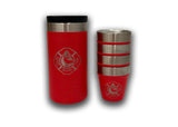 Shot Glasses and Case - Yeti - L255 Logo