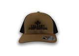 Hat - Trucker, Curved Brim, Center CF Leaf Logo