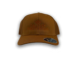 Hat - Trucker, Curved Brim, Center CF Leaf Logo