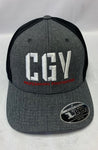 Hat - Trucker, Curved Brim, Two-Tone, CGY Professional Firefighters